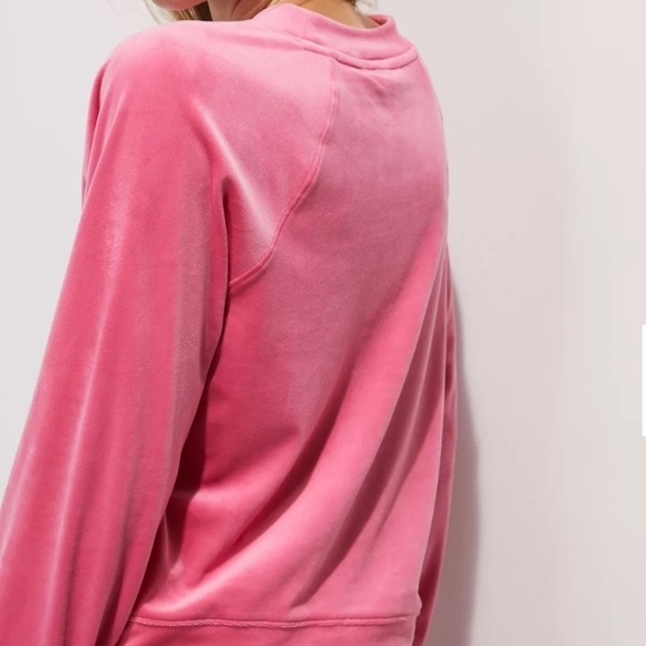 Anthropologie Saturday Sunday Merida Velvet Sweatshirt SMALL - Picture 3 of 7